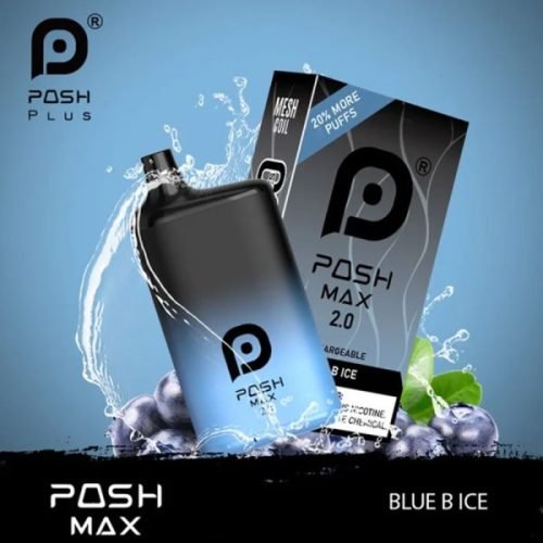 Blue B Ice 5200 Puffs – Posh Max 2.0 Disposable Vape 50mg