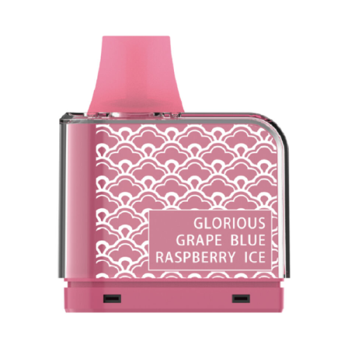 Glorious Grape Blue Raspberry Ice 5% Nicotine – Rufpuf Klikit Prefilled Pod