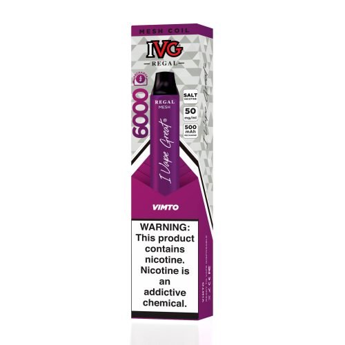 Vimto 6000 Puffs – IVG Regal Mesh Bar – 50mg