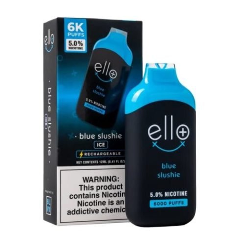 Blue Slushie Ice – BLVK Ello Plus 6000 Puffs (50mg)