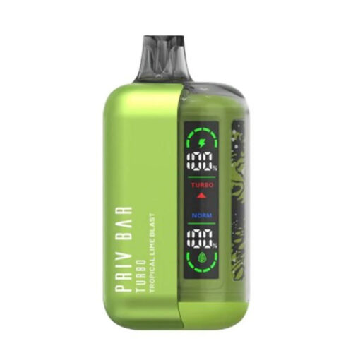 Tropical-Lime-Blast-priv-bar-turbo-disposable-vape