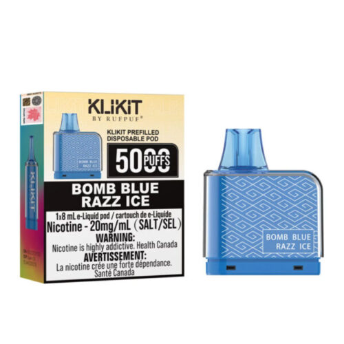 Rufpuf-Klikit-Pod-Bomb-Blue-Razz-Ice-5000-Puffs