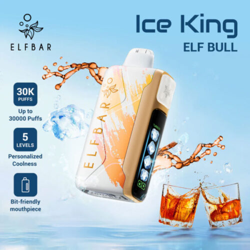 Elf Bar Ice King Disposable Vape - ELF BULL (50mg) (30,000 Puffs)